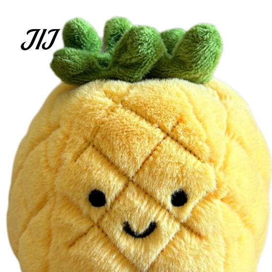 Interactive Toys for Puppy Training Stuffed Pineapple Dog Toy, Squeaky Plush Chew Cute Safe Fabric Dogs Teething Toy Puppies, Small And Medium