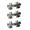 3/6Pieces Clover Waist Tighten Pin for Pants Jeans Metal Waist Cinching Button Clasp Waist Brooch Clip Waist Fitness Pin