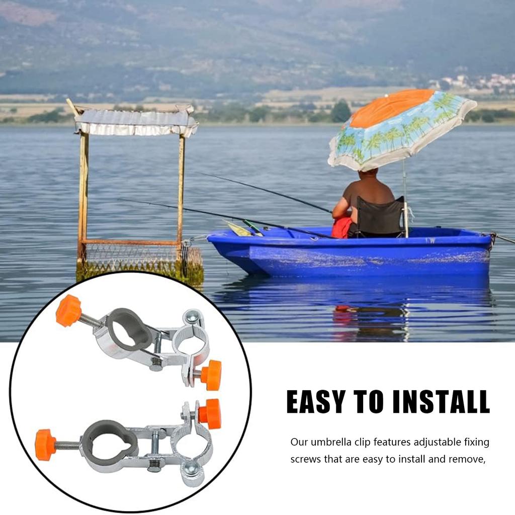 Aluminum Alloy Fishing Chair Umbrella Holder 25mm Aperture Foldable Fishing Accessory for Fishing Seat with Quick Connect