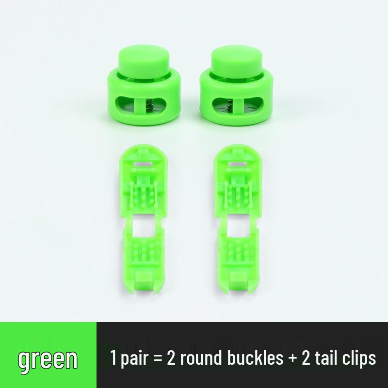 No-Tie Elastic Shoelace Buckle for Adults & Kids - Sport & Mountaineering Pair