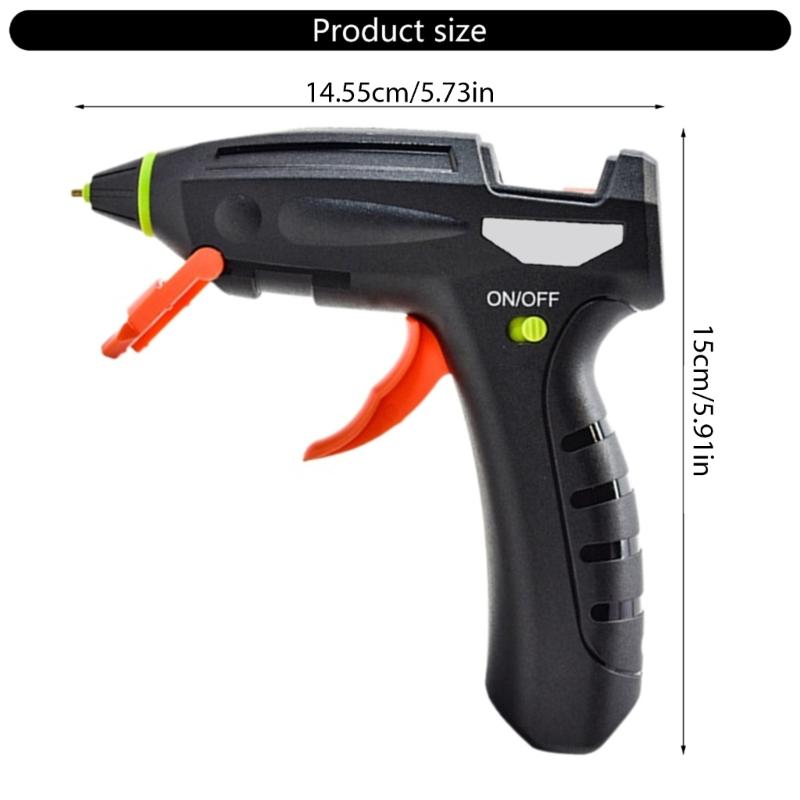 USB Rechargeable Wireless Hot Melt Glues Guns for Crafting & Sealing, Heating Fast Hot Glues Guns Cordless Glues Guns