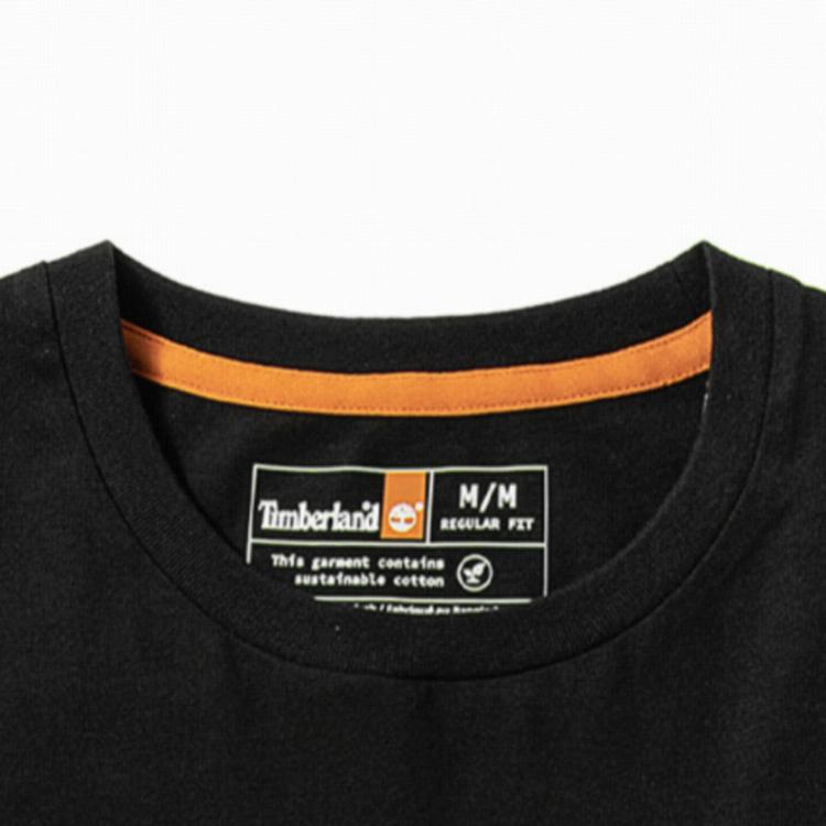 Timberland Casual Breathable Printed Loose Round Neck Short Sleeve T-Shirt Men T-Shirts Black A27JJ-001