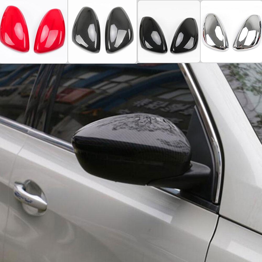 Für Peugeot 208 2008 2012 - 2019 für Citroen C3 2016 - 2020 Seitlicher Rückspiegel Schutzabdeckung Aufkleber Zierleisten Zubehör