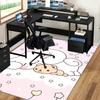 Anime Cartoon Design Chair Mat - Non-Slip Carpet for Office Chairs, Suitable for Home Decor, Living Room, Bedroom, Game Room, and Dormitory Flooring.E