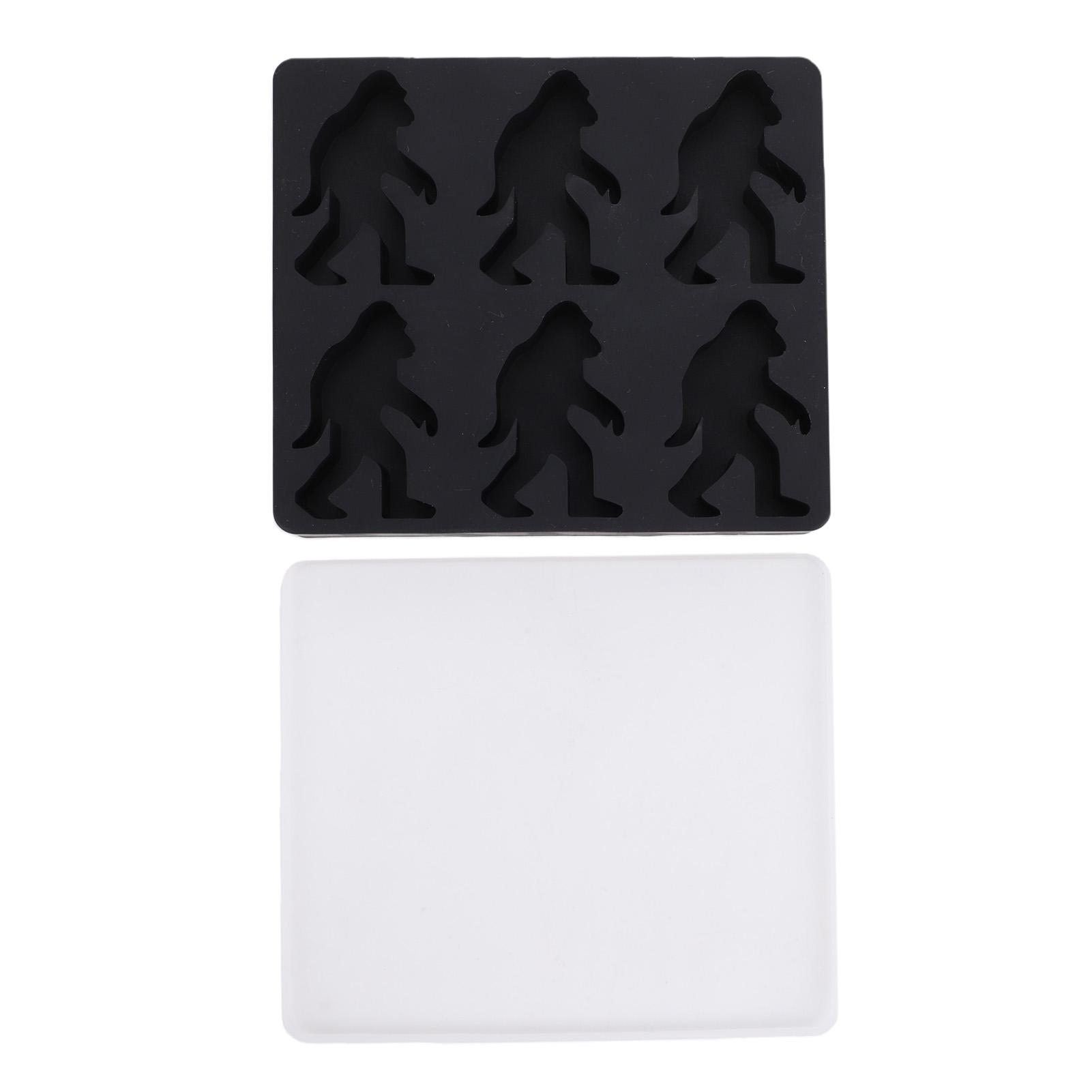 Tomtop Jms Ice Cube Mould Creative Silicone Easy To Clean 6 Ice Cubes Tray For Whiskey Cocktails Iced Coffee