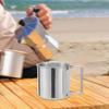 Camping Lagerfeuerbecher Thermobecher Teekaffeebecher Wasser für Picknick Rucksacktourismus