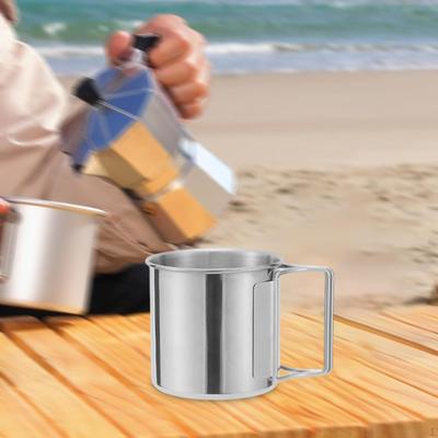 Camping Campfire Mug Thermal Drinking Cup Tea Coffee Mugs Water for Picnic Backpacking