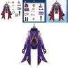 Genshin Impact Mona Cosplay Costume Full Set High Quality Cotton Exquisite Details