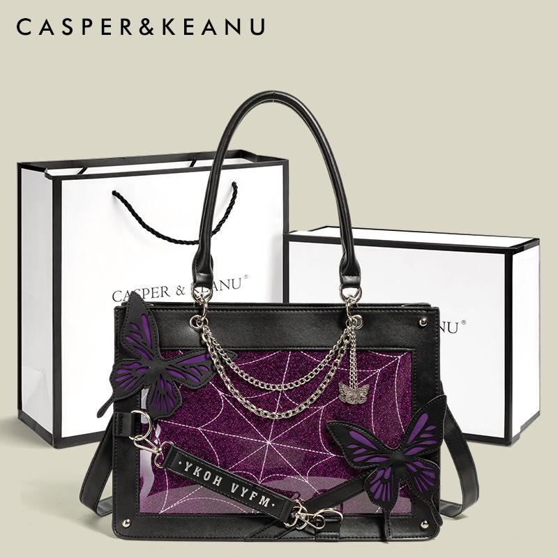 

2024 Новая прозрачная сумка с бабочкой