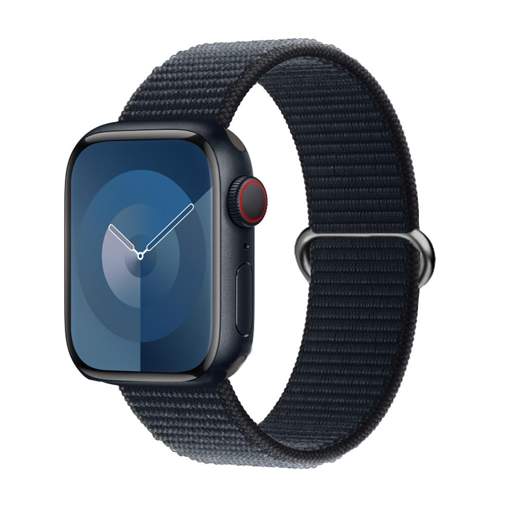 2pcs Straps For Apple Watch Band 44mm 40mm 45mm 46mm 42mm 49mm 41mm Nylon Loop Bracelet iwatch Series 10 9 8 7 6 5 3 se ultra 2