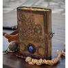 Book Of Shadows Leather Grimoire Leather Journal Magisk bok Celtic journal
