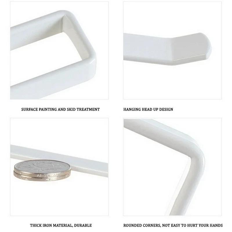 1pcs Hanging Toilet Paper Holder Roll Papers Holders Bathroom Towel Rack StandKitchen Stand PaperRacks Home Storage Racks