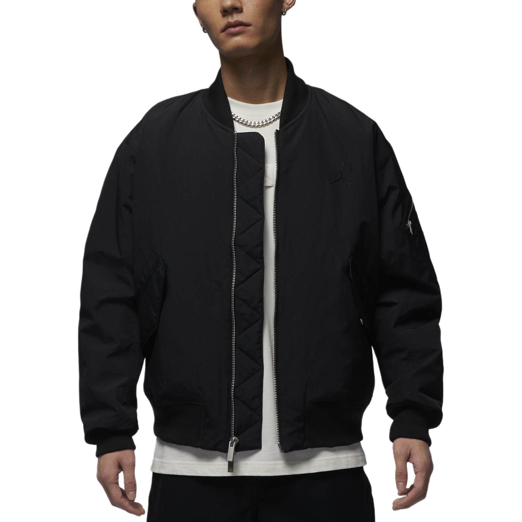 

Jordan Renegade Essentials Теплая тканая свободная хлопковая куртка с длинным рукавом для мужчин куртки Черный HF9326-010 XL