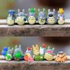 Anime Mój Sąsiad Totoro Figurka Kreskówka Pcv Mini Seria Ogrodowa Statua Uroczy Model Akcji Zabawka Pokój Akwarium Ozdoby Prezenty dla Dzieci