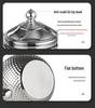 Gold Spherical Stainless Steel Kettle with Hammered Texture - Large Capacity for Hotels and Restaurants.