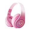 Gradual Color Change Bluetooth Headset Headset Subwoofer Colorful Luminous Wireless Headset Game Ear