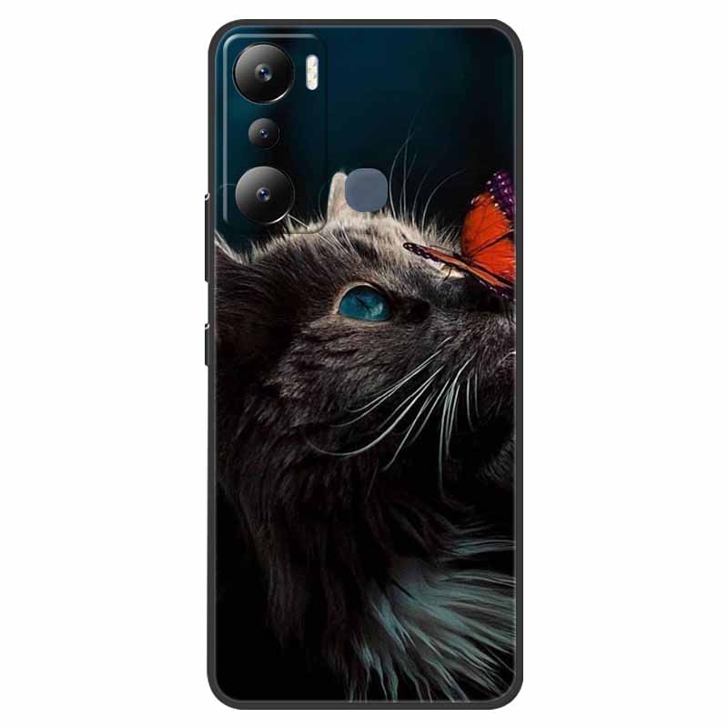 For Infinix Hot 20i Case Hot12i X665C Shockproof Soft Silicone TPU Back Cover For Infinix Hot 20i 20 I X665E Phone Cases 6.6"