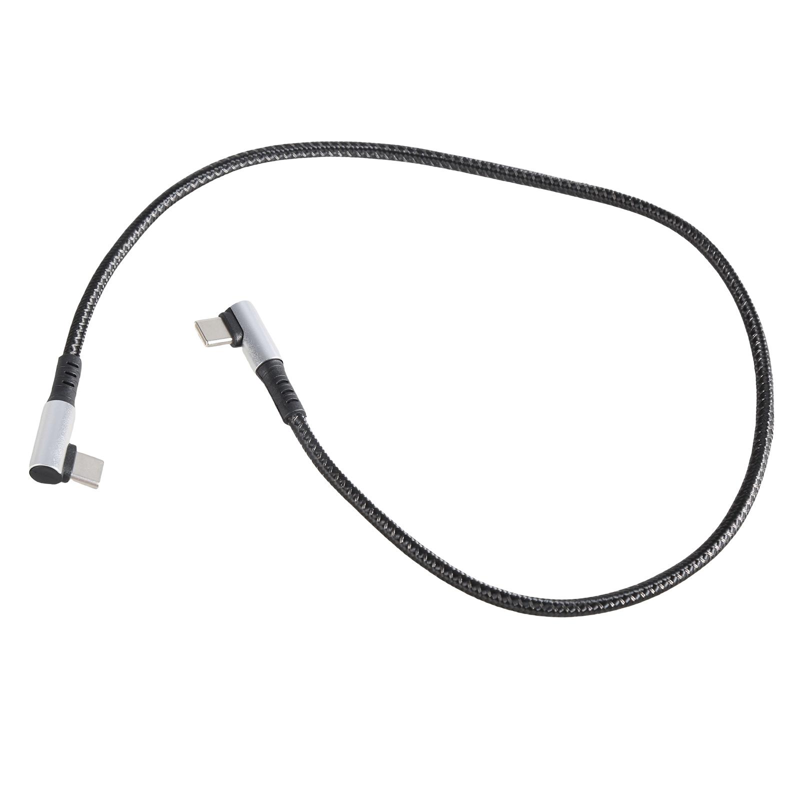 

66 Вт USB C - USB C кабель для быстрой зарядки USB C кабель нейлоновый плетеный 480 Мбит/с передача данных для смартфонов планшетов ноутбуков 50-B