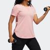 Adidas Set in Sleeve T Shirt Women's Pink FK9619