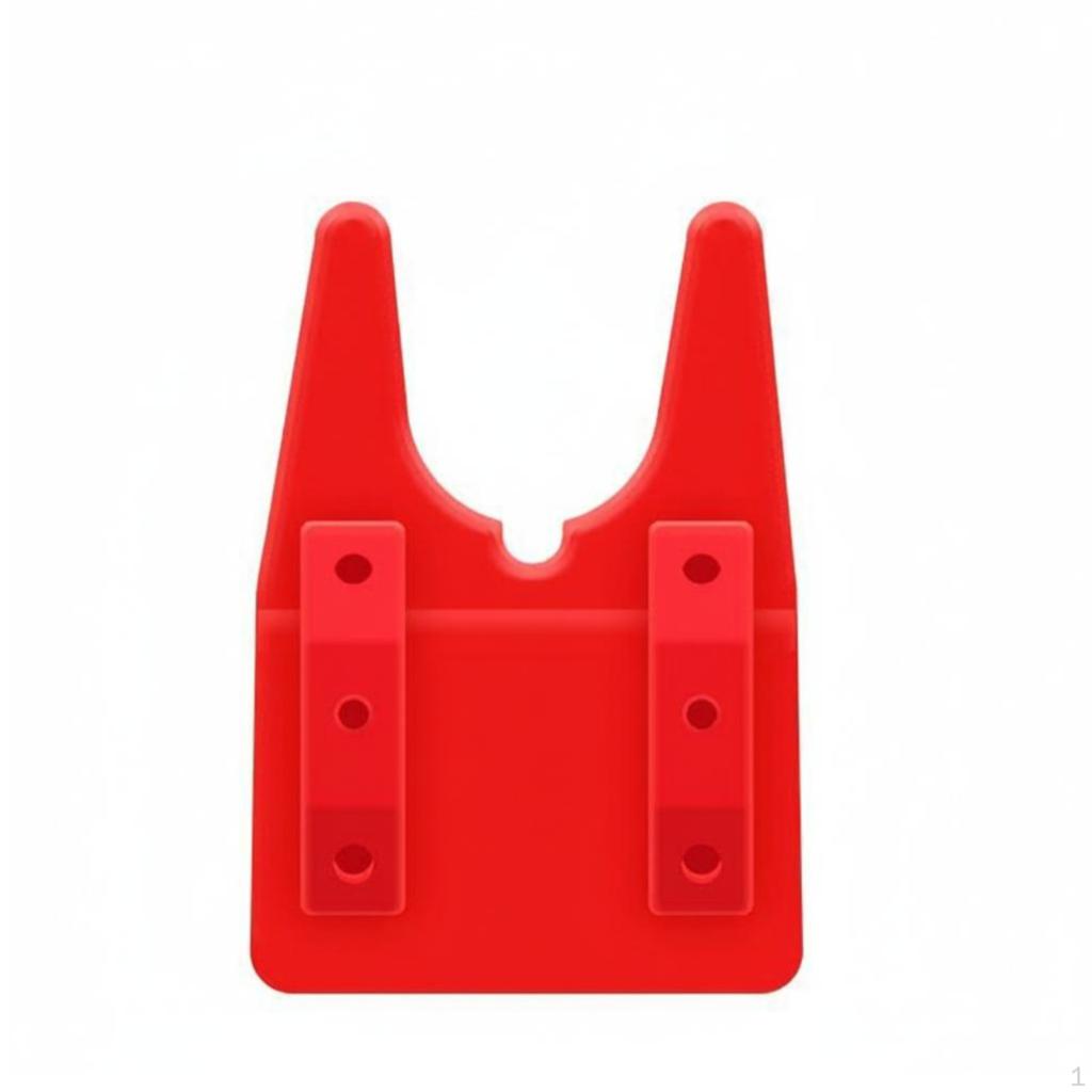 Fishing Rod Holder Rack, upright Storage Organizer, Garage Red