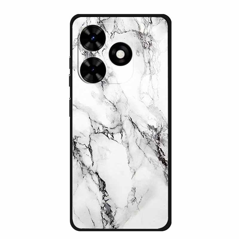 For Tecno Spark Go 2024 Case Luxury TPU Silicone Soft Back Cover Phone Cases for Tecno SparkGo 2024 BG6 Shockproof Flower Fundas