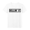 Hip Hop Beautiful Style Summer T Shirt Women Black Kiilin It Letter Graphic Printed Short Sleeve