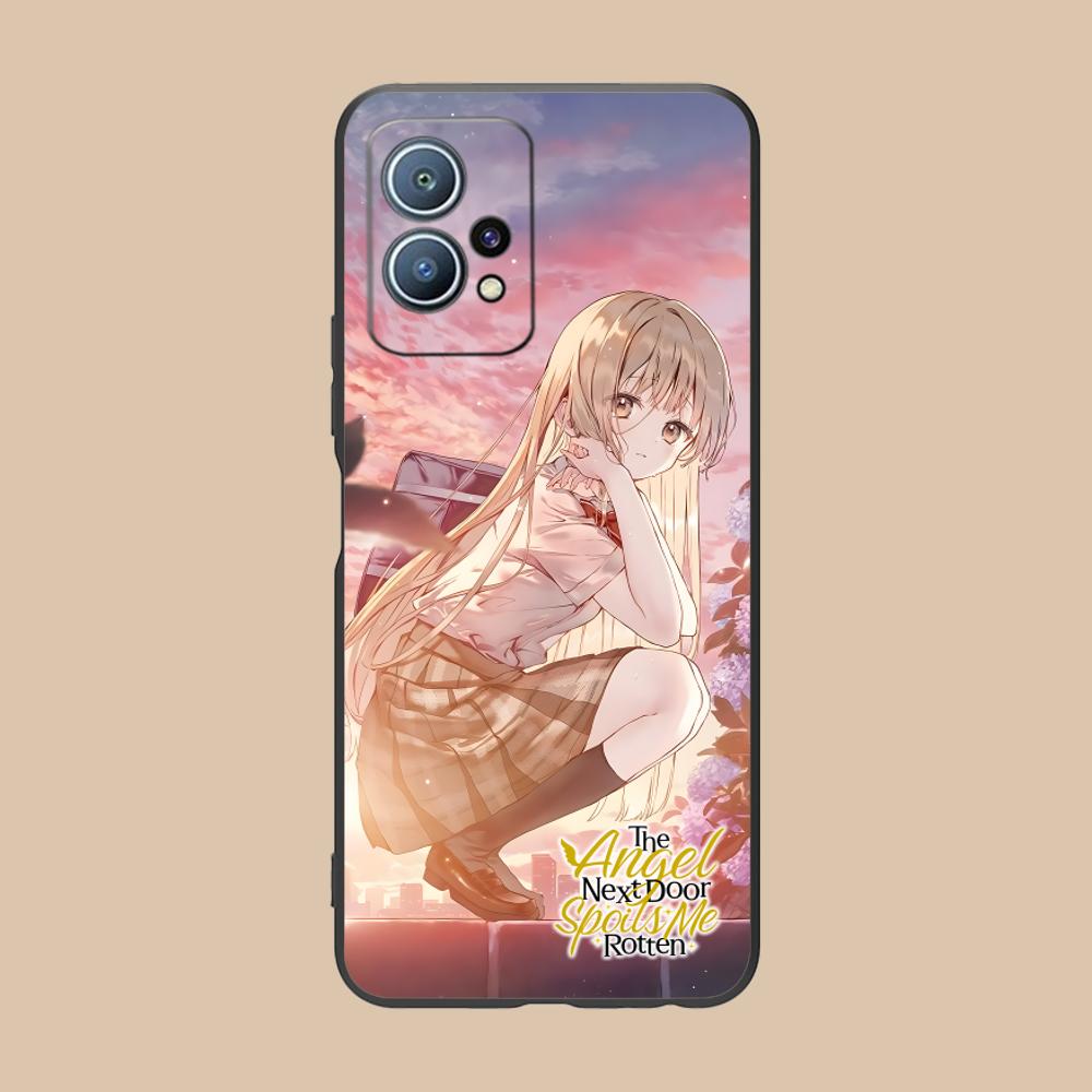 Angel Mahiru Shina Phone Case for Huawei P60 P50 P40 P30 P20 P10 P9 P8 Pro Lite Plus Soft TPU Shockproof Cover