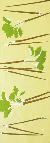 

Dyeing Anbo Hand Towel Authentic Made in 35cm x 100cm Takinogawa Burdock Yellow, Dyed, 100% Cotton, Tokuoka, Japan, кремовый