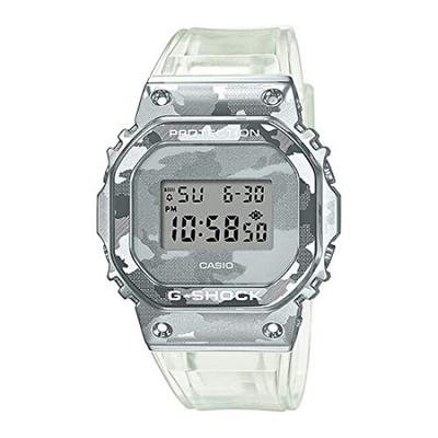 Produkt CASIO Casio Hodinky Děti Dětské Kluci Digitální Voděodolné Bílé Bílé Stříbrné Kamufláž Kamufláž Kostra G-SHOCK G-Shock GM-5600SCM-1 Pánské