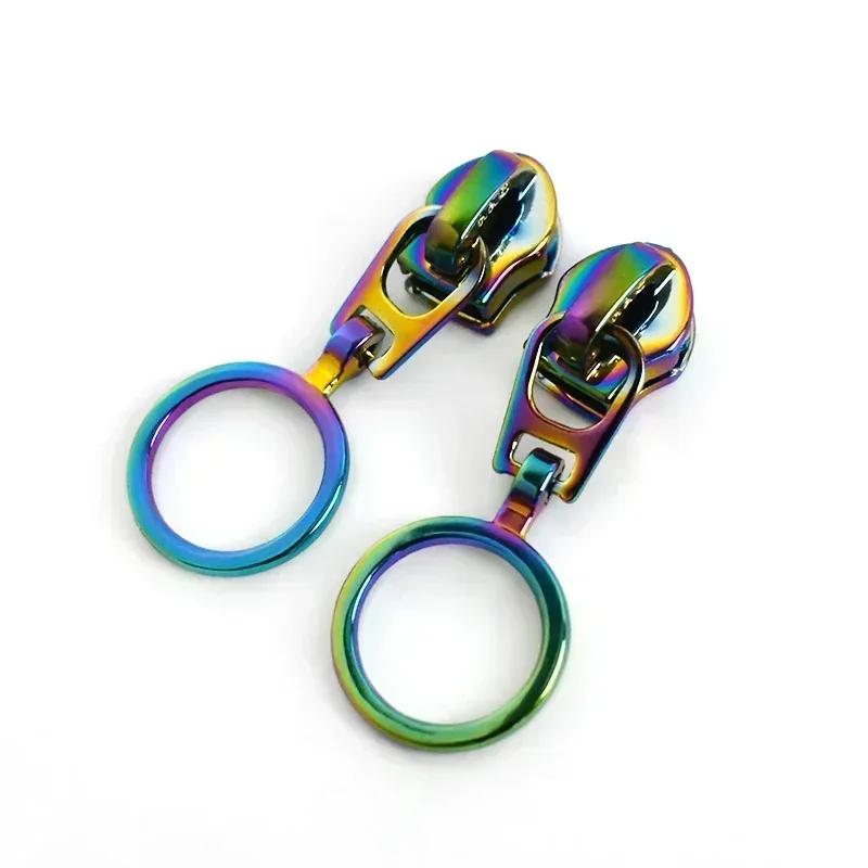 5/10/20Pcs 5# Zipper Slider for Nylon Zippers Zip Head Puller Lock Bag Clothes Purse Tailor Repair Kit DIY Sewing Accessories