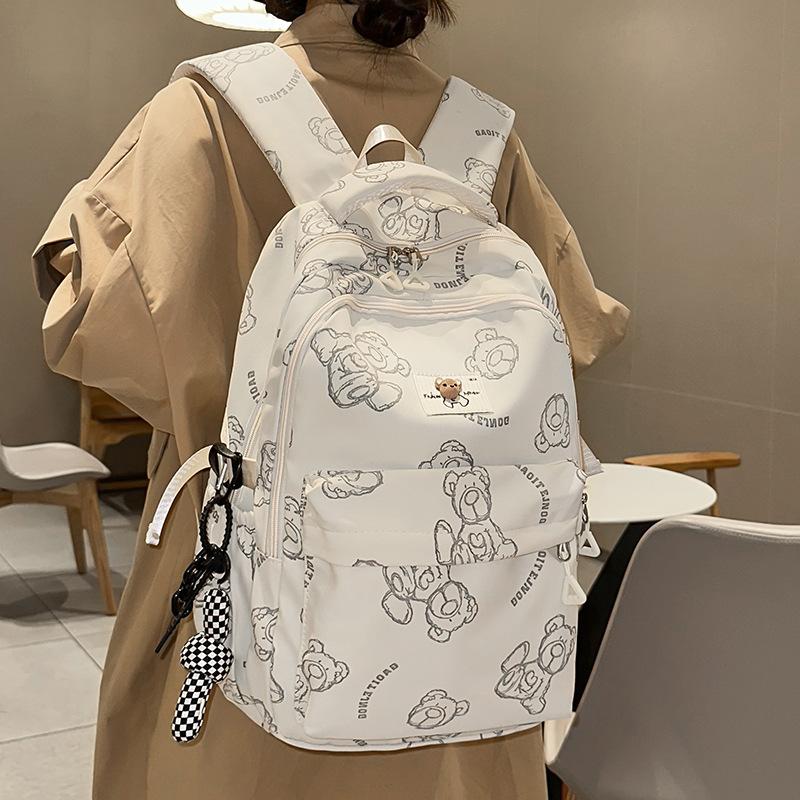 School bag Elementary school girl College student Backpack boy High school student Junior high school student Printed backpack