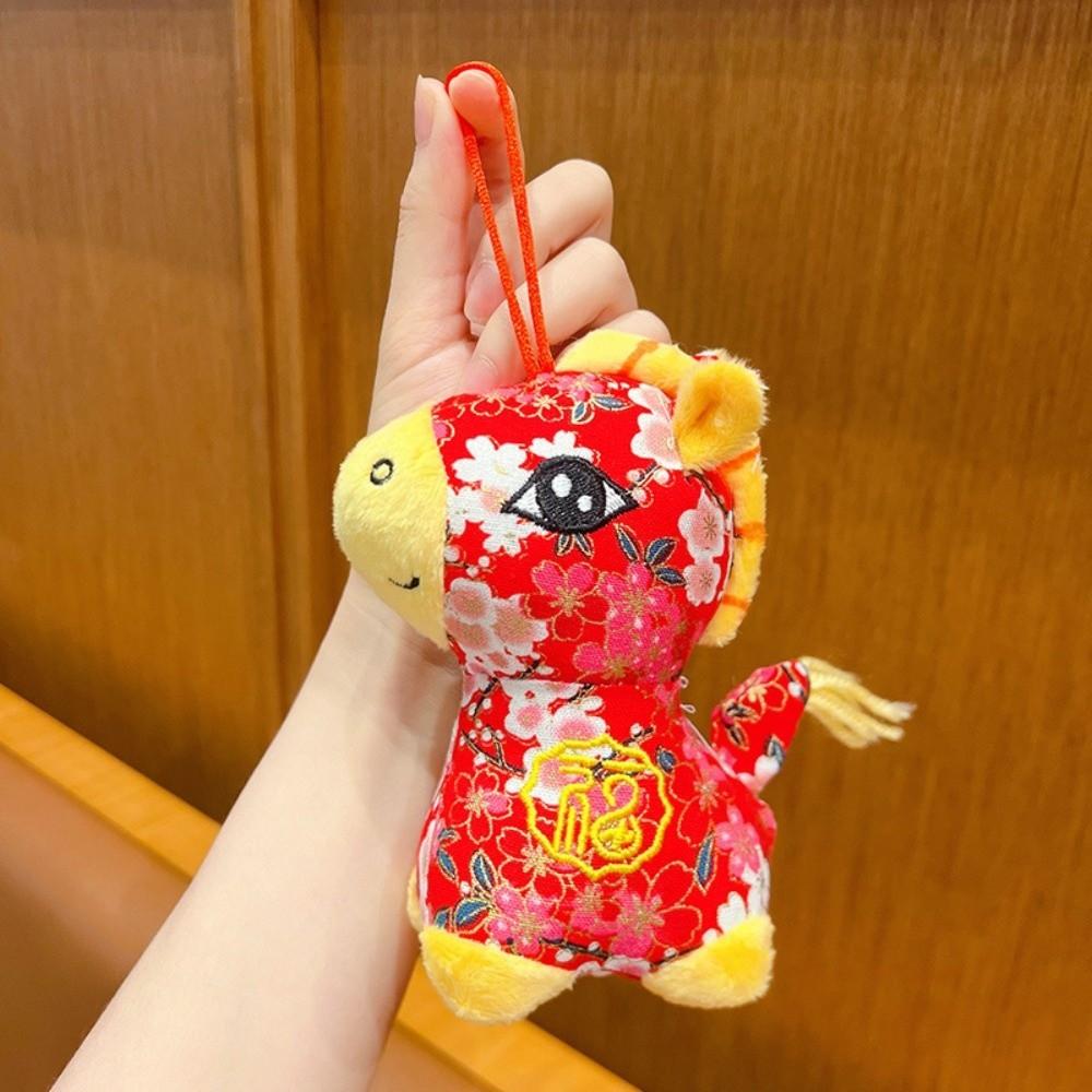 Yuanbao Pony Pendant Mascot Dolls Chinese New Year Gift Cartoon Steed Doll Year of Horse