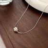 PONYKISS Tibetan Silver Bead Geometric Pendant Necklaces for Women Minimalist Trendy Fashion  Personality Accessories