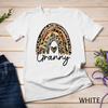 Leopard Rainbow Granny Blessed Granny Fall Thanksgiving Gift Unisex T-shirt