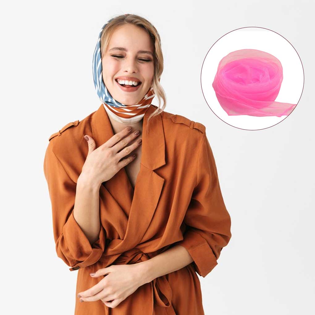 Children Scarf Decoration Fashion Solid Color Scarves Neckerchief Birthday Gifts Dance Dressing for Outdoor Travel School