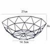 Metal Fruit Basket Simple Fruit Basin Multi-Size Iron Snack Bread Vegetable Storage Bowls Kitchen Eggs Dessert Holder Organizer