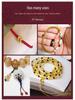 Taiwanisches Strickgarn Nr.. 71-72: Jade DIY Schmuck, Chinesischer Knoten, Wenwan, Buddhistische Perlen, Armband Rote Schnur.