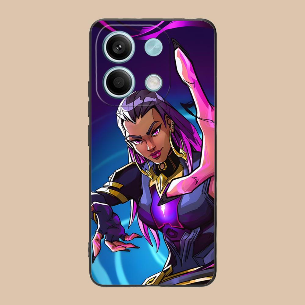 

Valo Reyna Phone Case for POCO M7 M6 M5 M4 M3 X7 X6 X5 X4 X3 Pro GT 5G Soft TPU Shockproof Cover Poco X3 GT