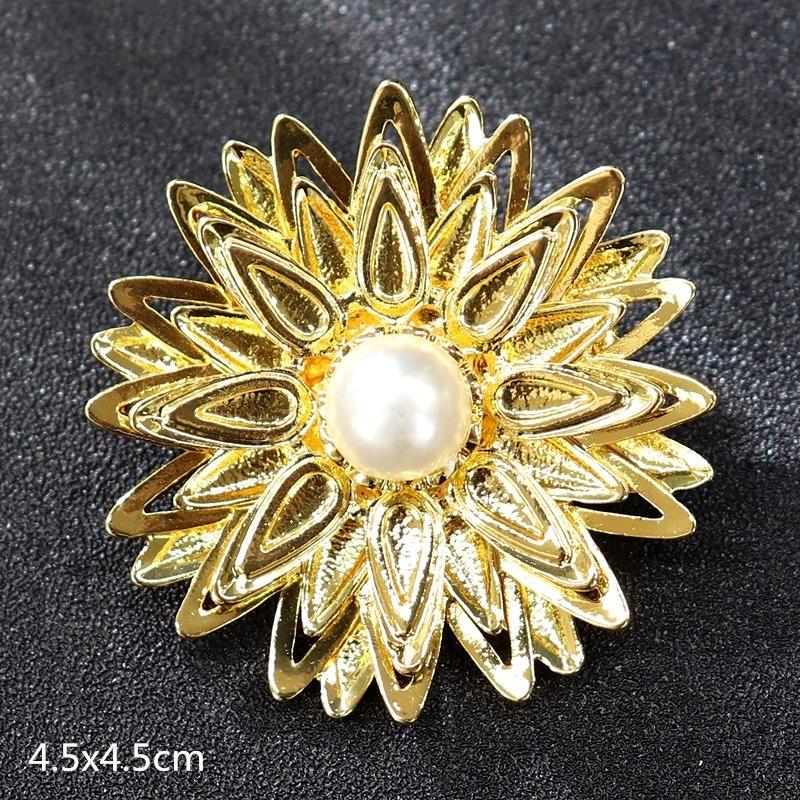 Genuine Professional Amasht Brooch Retro High-end Temperament Luxury Pearl Diamond Pin Women's Suit and Accessories