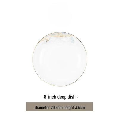 Jingdezhen Ceramic Deep Plate