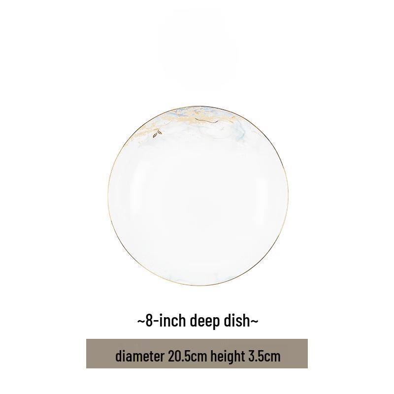 Jingdezhen Ceramic Deep Plate