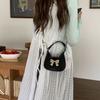 Niche Bow Handbag New Spring and Summer Trend Sweet and Cool Mini Lipstick Chain Bag Crossbody Mini Bag Women