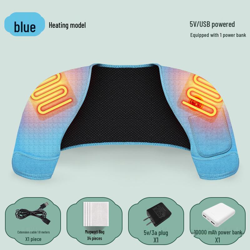 Heated Massage Shoulder and Neck Camisole for Men & Women - Warm Compress Therapy for Cold Protection