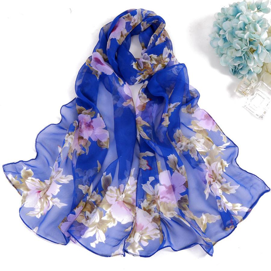 Summer Fashion Chiffon Sunscreen Scarf High-End Beach Towel Women's Decoration Scarf Shawl
