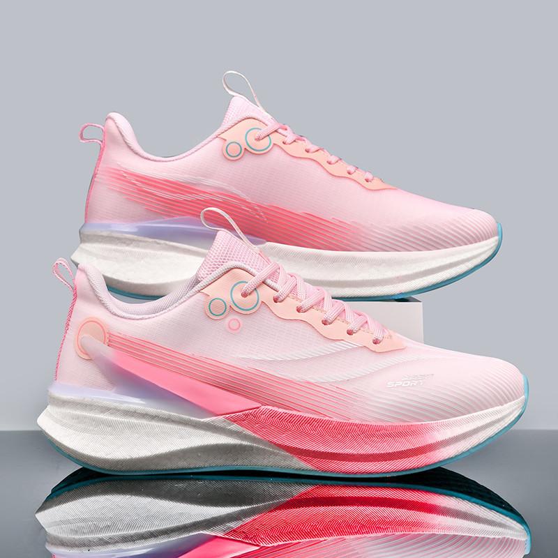 Herren Gradiente Farbe Atmungsaktiv Bequem Mesh Laufschuhe Rutschfest Dämpfung Sportsneakers