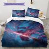 Lightning dragon  Pattern Bedding Quilt Set Quilt Cover Pillowcase Home Decoration  Gift (1 * duvet cover + 2 * pillowcase, without core)