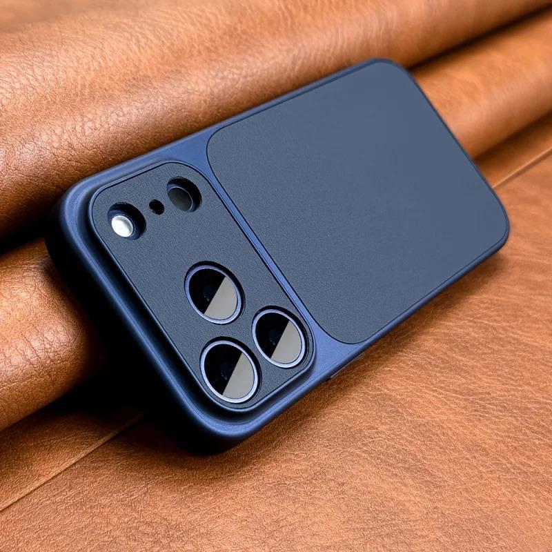 Luksusowe Nowe Pomarańczowe Retro Etui Na Telefon Dla 17Air 16 15 14 13 12 11 17 Pro Max Plus 17Pro Miękkie Boki Twarde Odporne Na Wstrząsy Pokrowiec