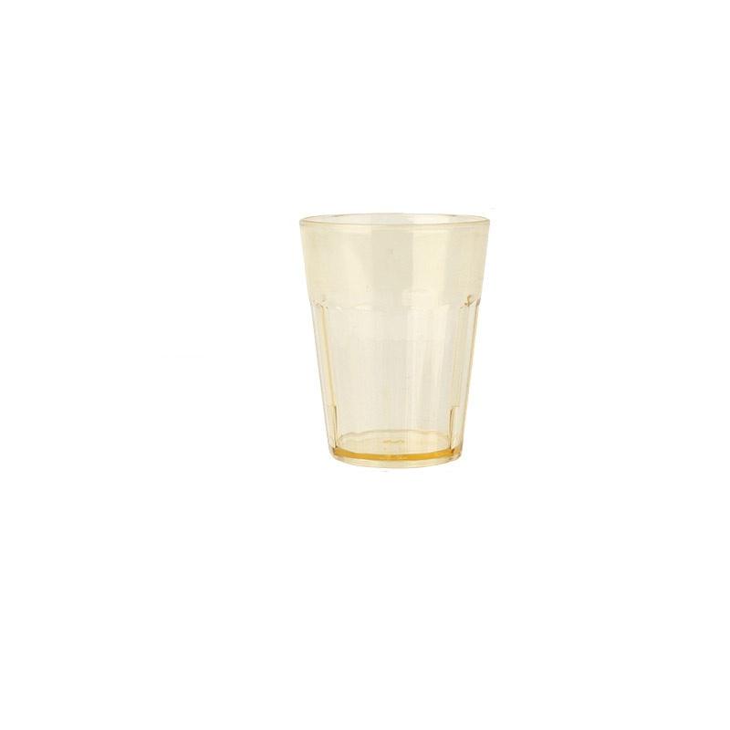 Household Transparent Cup Water Cup Multifunctional Juice Beverage Cup Simple Solid Color Acrylic Multilateral Drinking Cup