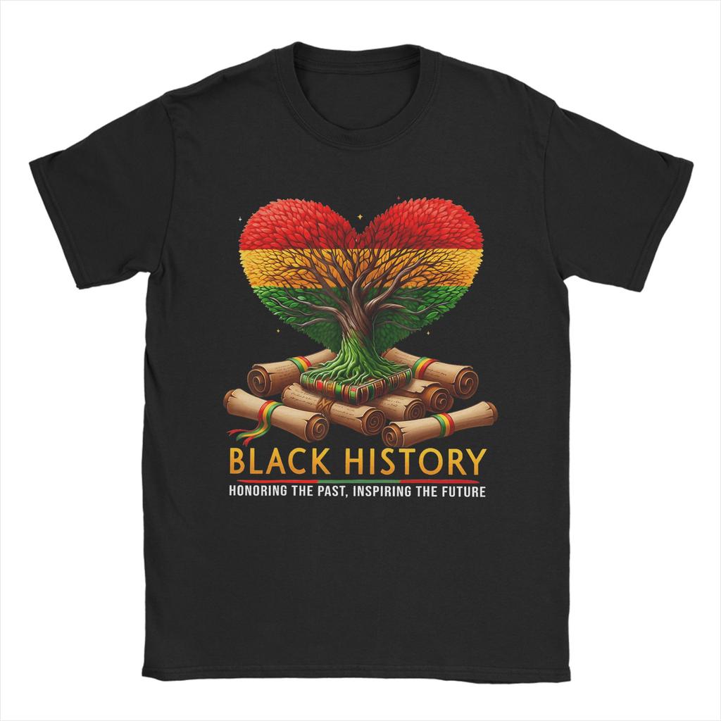 Years Black Excellence Centennial Black History Month TShirt for Unisex Humorous Pure Cotton Tee Shirt Round Neck T Shirt