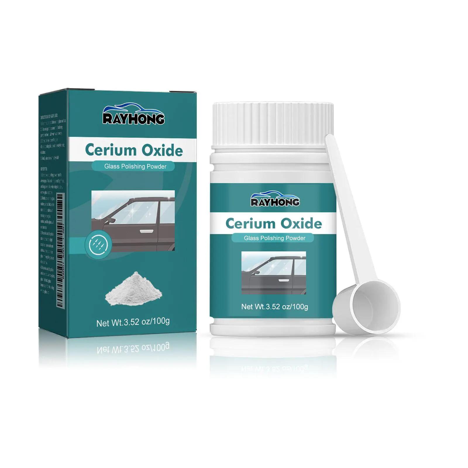 

Порошок Rayhong для очистки царапин на стекле, порошок для устранения царапин на авто, обезжиривающий и очищающий порошок для лобового стекла